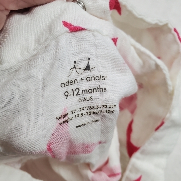 Aden and Anais Baby Cotton Romper - Picture 3 of 5